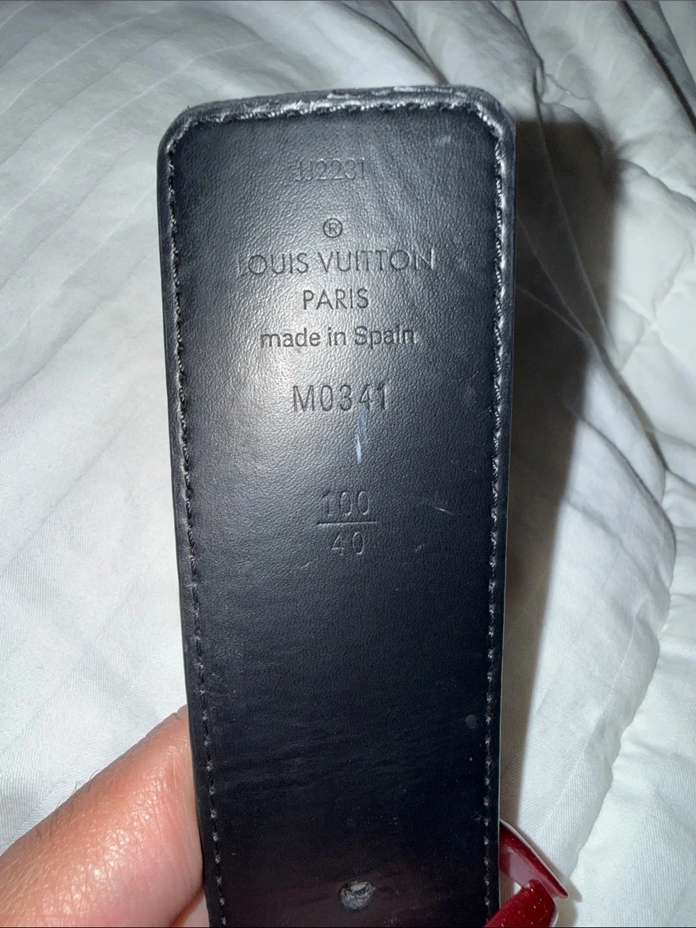 Louis Vuitton LV 3 Steps 40mm Reversible Monogram Eclipse Belt M0341